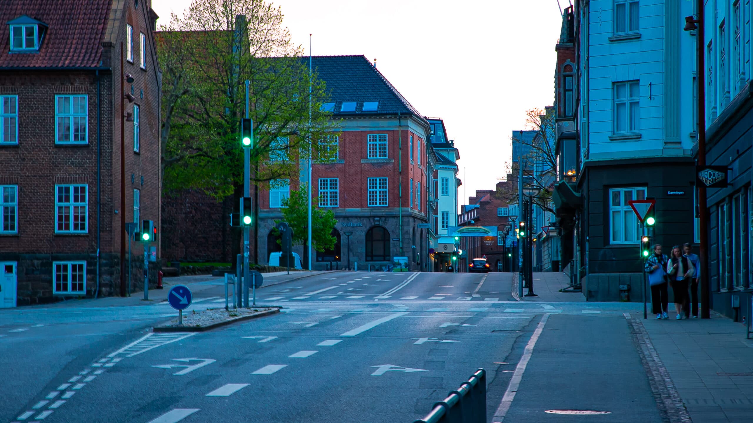 Gadeliv i Vejle midtby